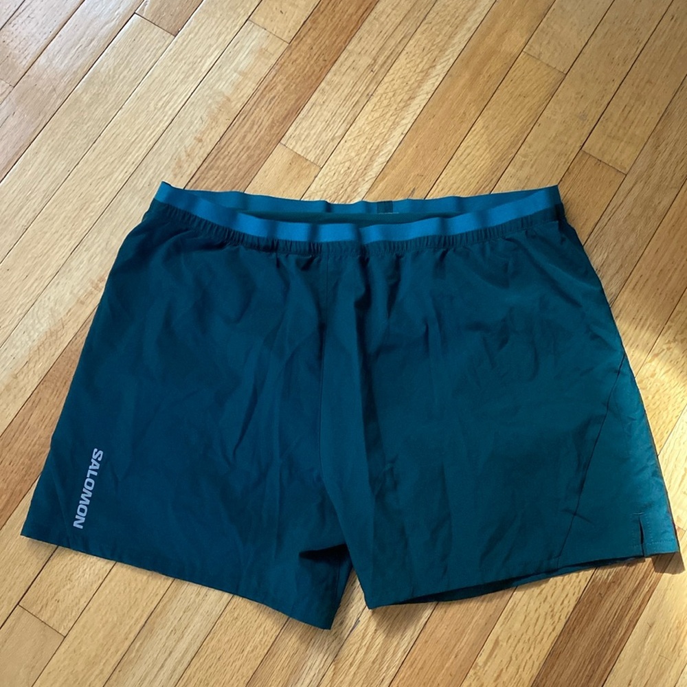 Salomon shorts men’s XL green teal